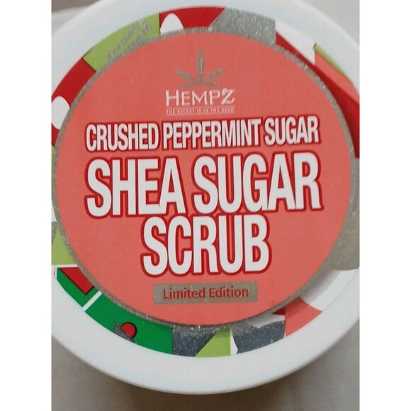 Hempz Crushed Peppermint Sugar Herbal Sugar Scrub 4oz New & Authentic - Picture 4 of 16